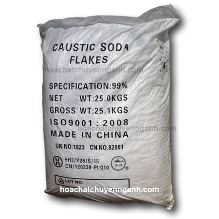 Xút vảy Coustic Soda Flakes NaOH 99% - Trung Quốc
