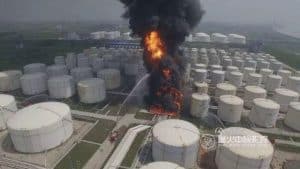 Nổ lớn tại nhà máy hóa chất trung quốc