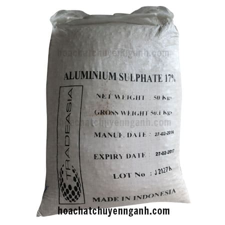 Phèn đơn nhôm sulfate aluminium sulfate 18% Indonesia